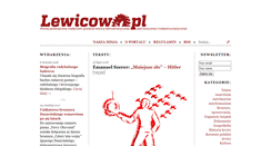 Desktop Screenshot of lewicowo.pl