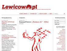 Tablet Screenshot of lewicowo.pl